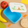 Lunch box bleue dinosaure personnalisé