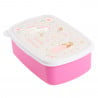 lunch box rose licorne personnalisée prénom