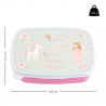 Lunch box rose fées personnalisée