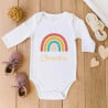 Body bébé manche longue Arc-en-ciel personnalisé