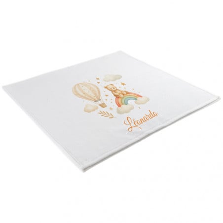 Serviette de bain bébé personnalisée prénom