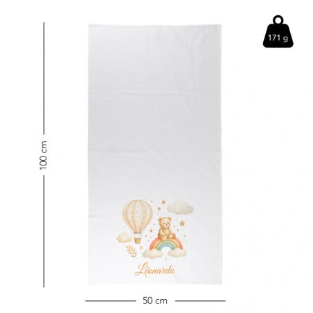 Taille de la serviette de bain bébé