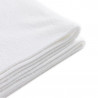 Détail de la serviette blanche sport prénom