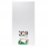 Serviette blanche de sport personnalisable prénom