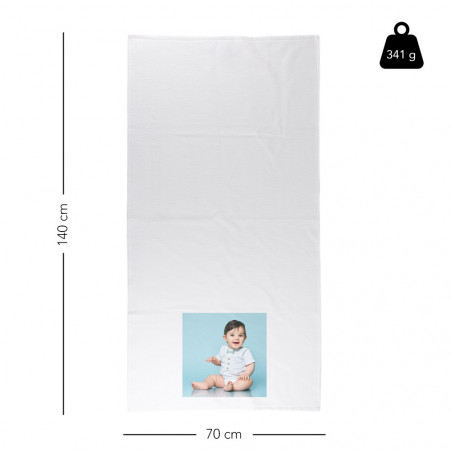 Serviette de bain doux personnalisé photo