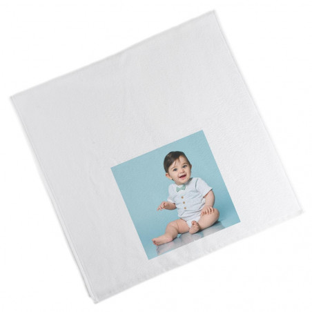 Serviette de bain unique avec photo imprimée