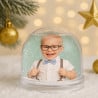 Boule à neige avec personnalisation photo