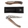 Coffret couteau lame gravée