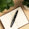 Stylo Waterman CARENE Laque Noir ST Plume gravé