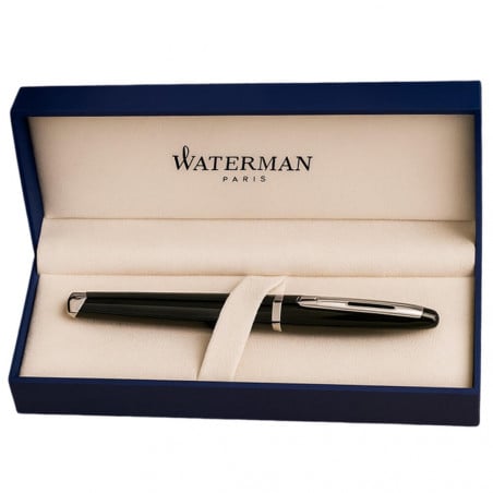 Stylo Plume Waterman noir gravé