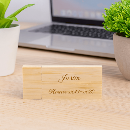 Clé USB en bois 32 Go personnalisé