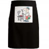 Tablier de Ceinture Cuisine Noir personnalisé