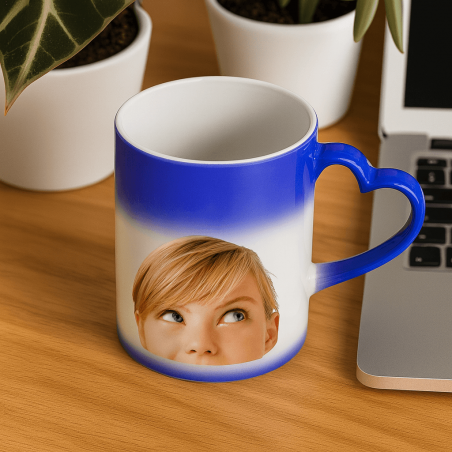 Mug Coeur Bleu photo