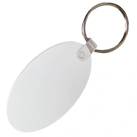 Porte-clé Photo Ovale Bois à personnaliser