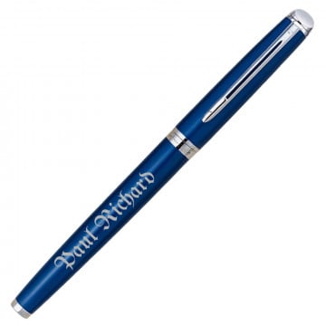 Stylo Waterman Hémisphère bleu CT roller personnalisé