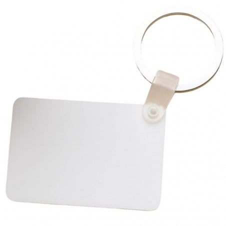 Porte-clé Photo Rectangulaire Bois à personnaliser