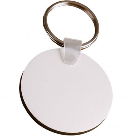 Porte-clé Photo Rond Bois à personnaliser