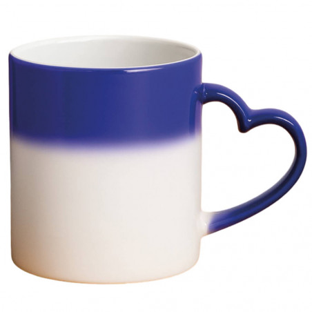 Mug Photo Coeur Magique Bleu