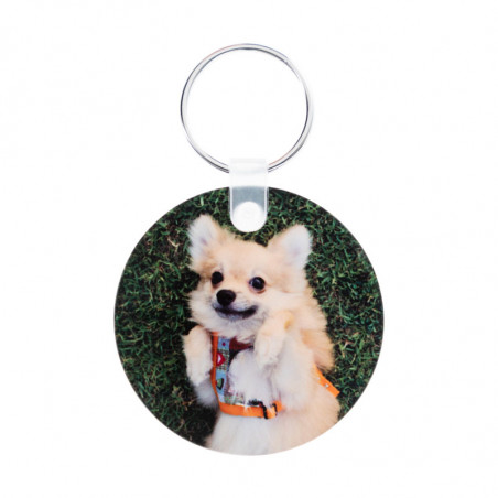 Porte clef rond à personnaliser