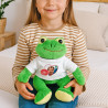 Peluche grenouille personnalisée photo
