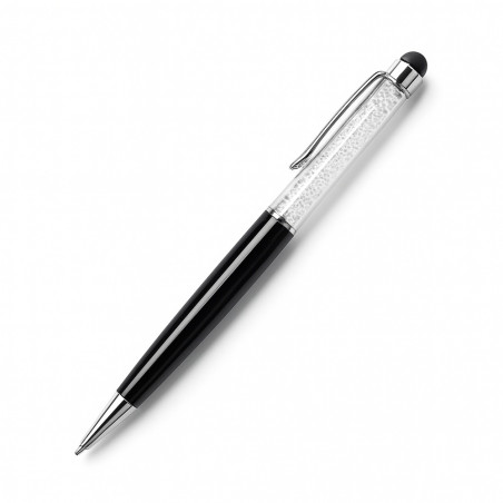 Stylo swarovski noir à graver