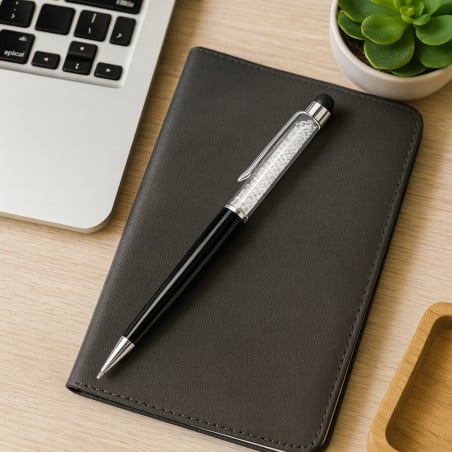 Stylo strass gravé ambiance