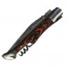 Couteau 12 cm – Manche stamina brun personnalisable fermé