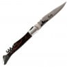 Couteau 12 cm – Manche stamina brun personnalisé