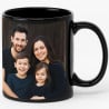 Mug noir avec photo
