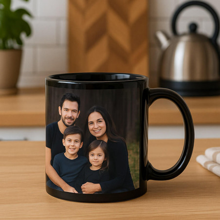 Tasse noire originale personnalisée
