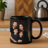 Tasse noire originale personnalisée