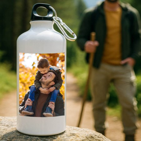 Gourde blanche personnalisable