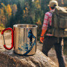 Tasse mousqueton rouge personnalisable