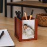 Pot à crayons en bois personnalisable