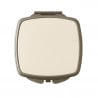 Miroir de poche Carré à bord arrondis à personnaliser