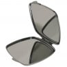 Miroir de poche Carré double miroir à personnaliser