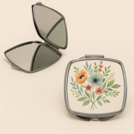 Miroir carré double miroir à personnaliser