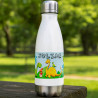 Bouteille thermos blanche personnalisable