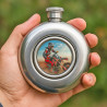 Flasque ronde avec personnalisation photo