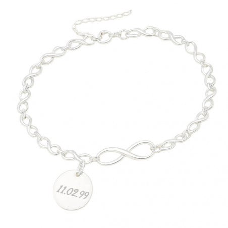 Bracelet maxi infini personnalisé
