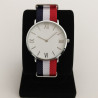 Montre bleu blanc rouge
