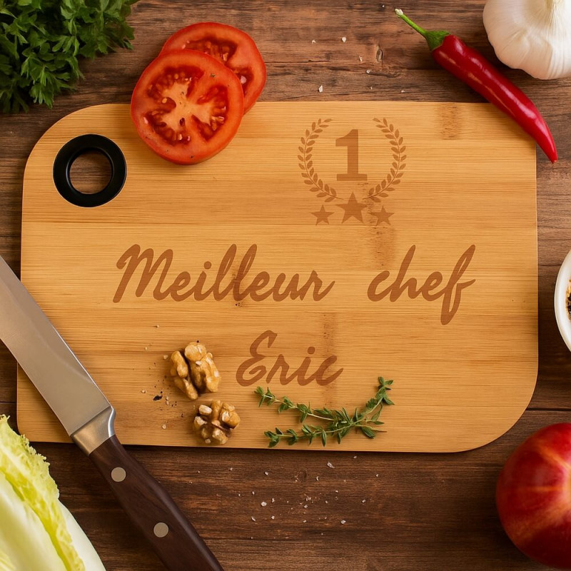 Petite planche de cuisine personnalisable