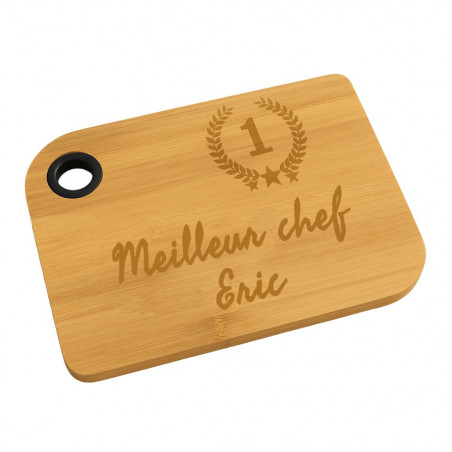 Petite planche en bois gravée