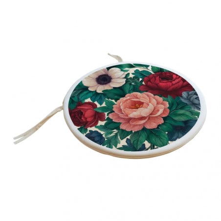 Coussin de chaise rond personnalisé photo