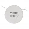Coussin de chaise rond personnalisé avec vos photos
