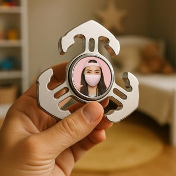 Hand spinner ancre avec photo personnalisée