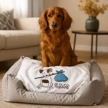 Couchette animal avec coussin