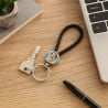 Porte clef corde noir photo ambiance