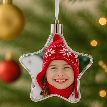 Etoile noel personnalisable photo