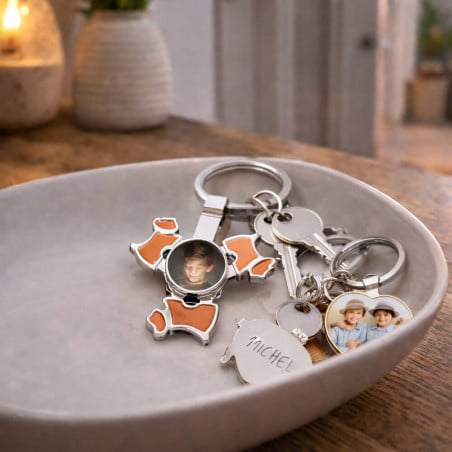 Porte clef hand-spinner chien